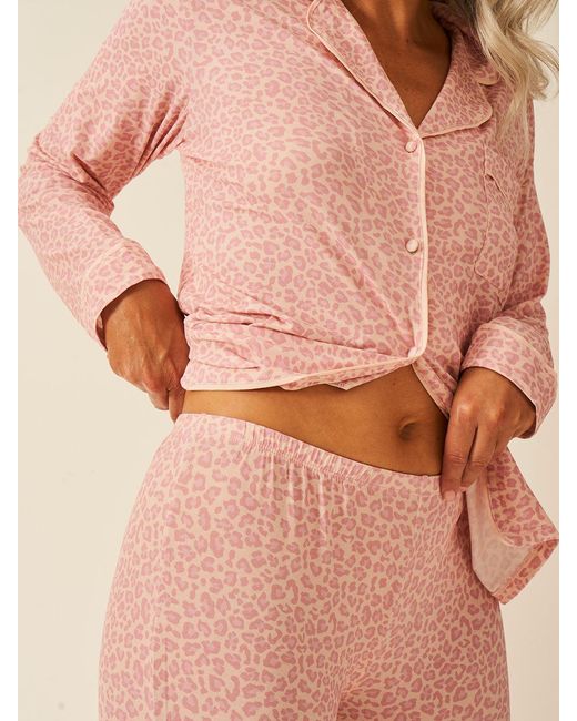 Stripe & Stare Natural Long Pyjama Set