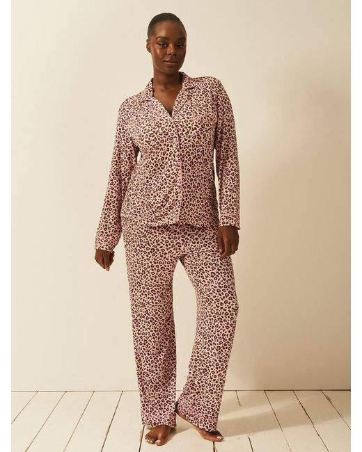 Stripe & Stare Pink Long Pyjama Set