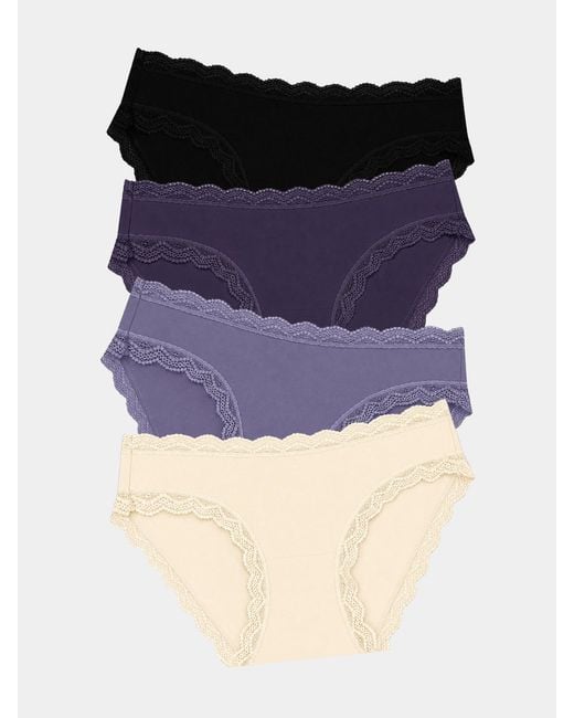 Stripe & Stare Blue The Original Knicker Four Pack