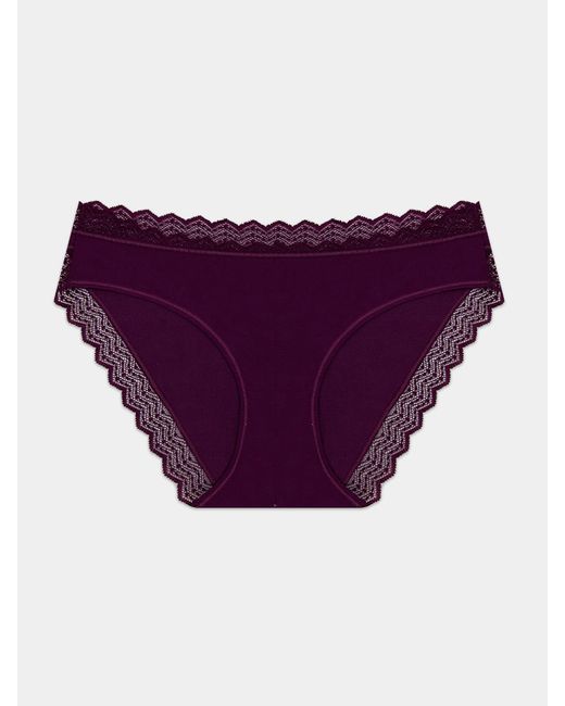Stripe & Stare Purple Zigzag Lace Original Knicker
