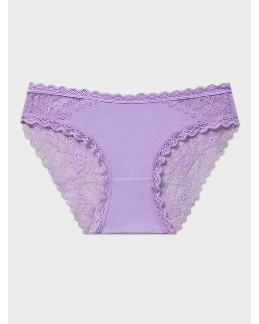 Stripe & Stare Purple Eco Lace Original Knicker