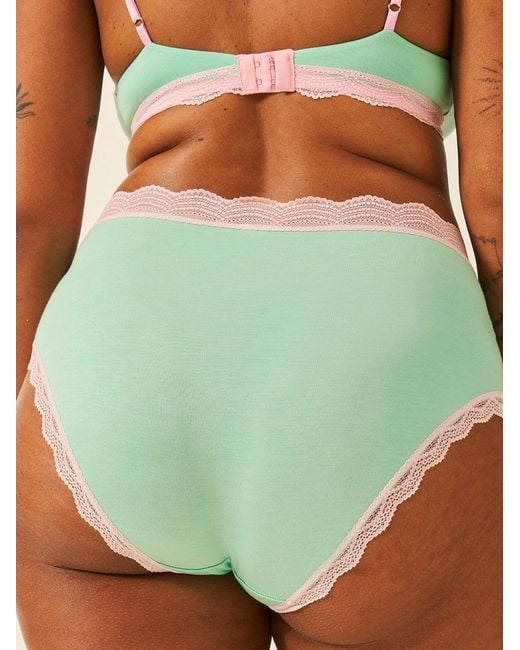 Stripe & Stare Red High Rise Knicker Four Pack