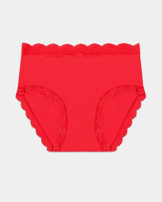 Stripe & Stare Red High Rise Knicker
