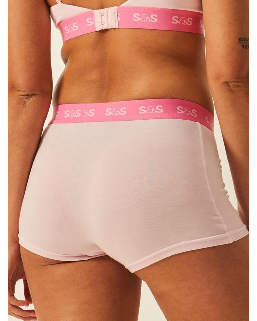 Stripe & Stare Pink Boxer