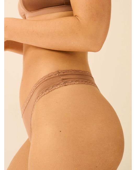 Stripe & Stare Orange Thong