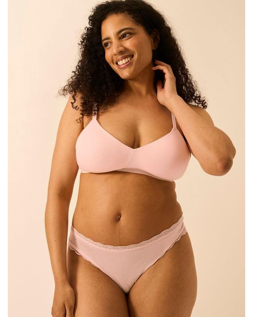 Stripe & Stare Brown Smooth Sculpt Padded Bra