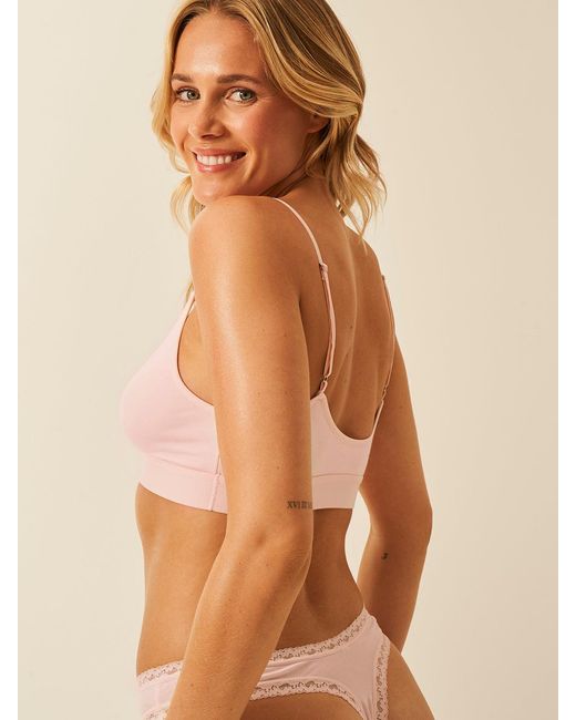 Stripe & Stare Brown T-Shirt Bra