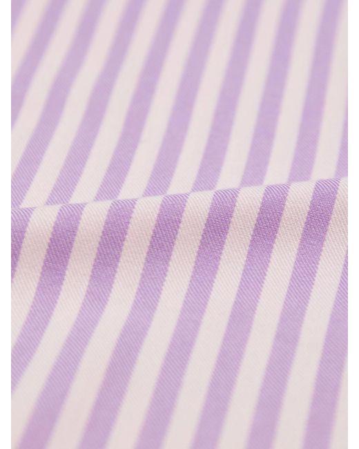 Stripe & Stare Pink Soft Brushed Woven Pyjama Top