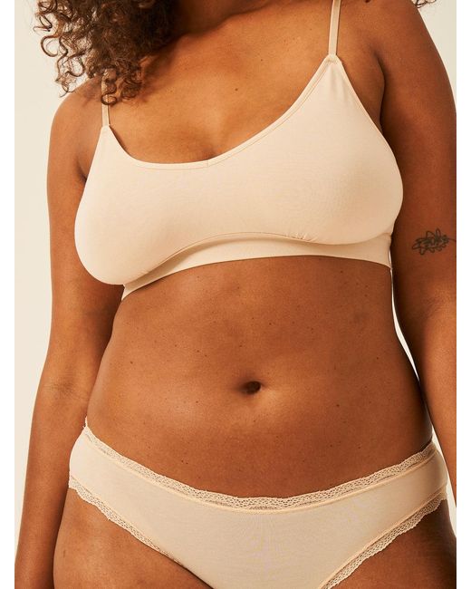 Stripe & Stare Brown T-Shirt Bra