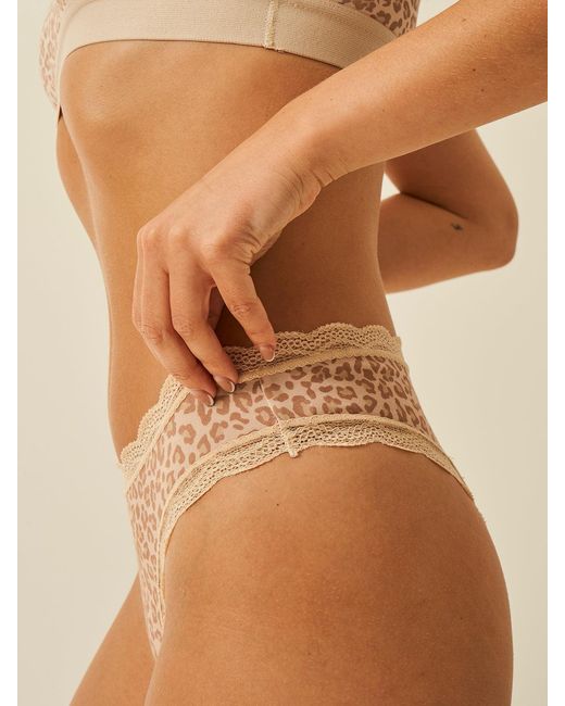 Stripe & Stare White Neutral Leopard Sand Brazilian