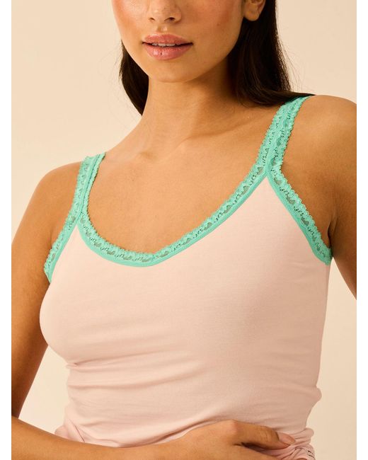 Stripe & Stare Natural Lace Cami
