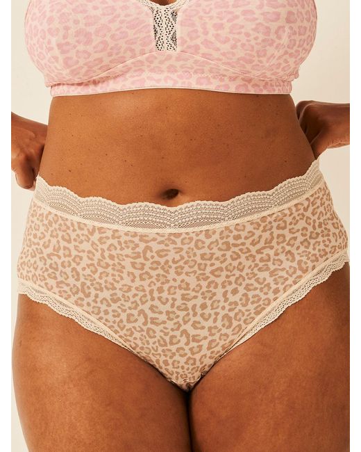 Stripe & Stare White High Rise Knicker