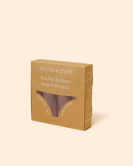 Stripe & Stare Pink Brazilian Knicker Four Pack