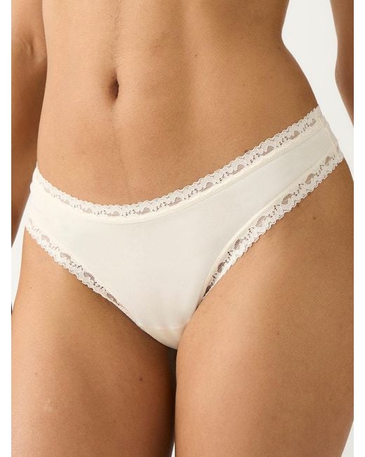 Stripe & Stare Purple Thong Four Pack
