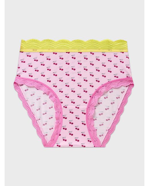 Stripe & Stare Pink High Rise Knicker