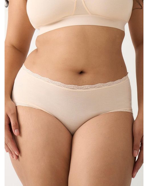 Stripe & Stare Natural Shortie Knicker
