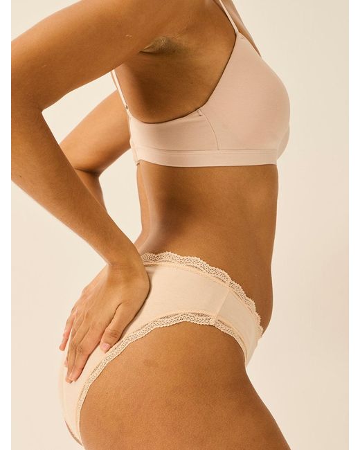 Stripe & Stare Natural Moulded Sand Padded Bra