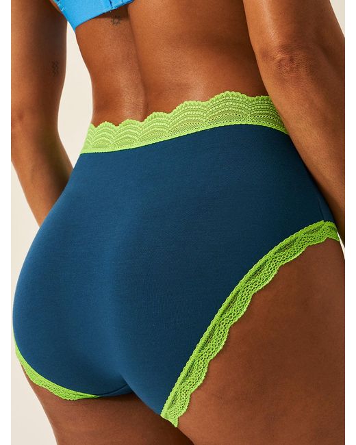Stripe & Stare Green High Rise Knicker