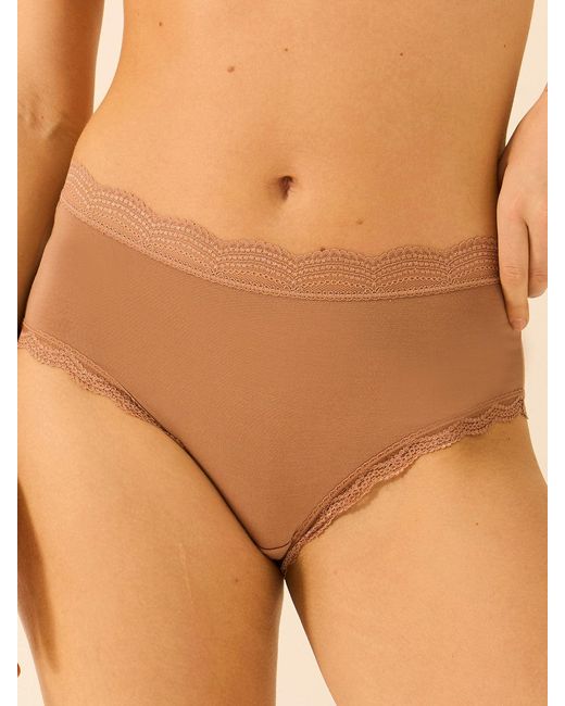 Stripe & Stare Black High Rise Knicker Four Pack