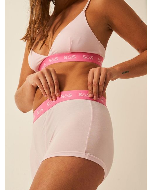 Stripe & Stare Pink Boxer