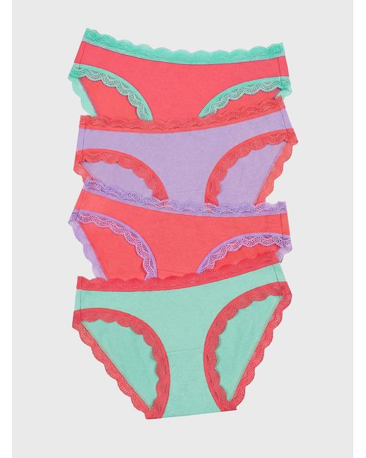 Stripe & Stare Pink The Original Knicker Four Pack