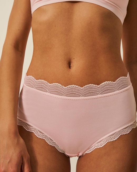 Stripe & Stare Black High Rise Knicker Four Pack