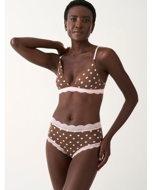 Stripe & Stare Brown High Rise Knicker