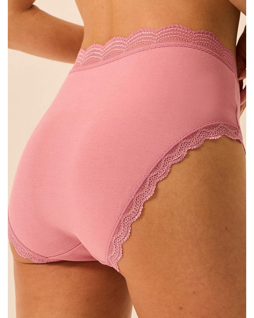 Stripe & Stare Pink High Rise Knicker
