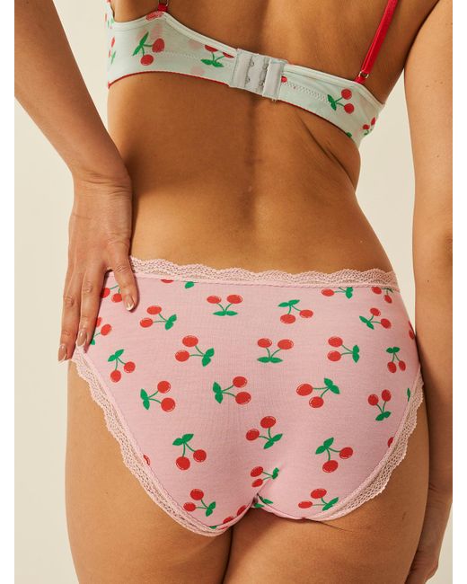 Stripe & Stare Red The Original Knicker Four Pack