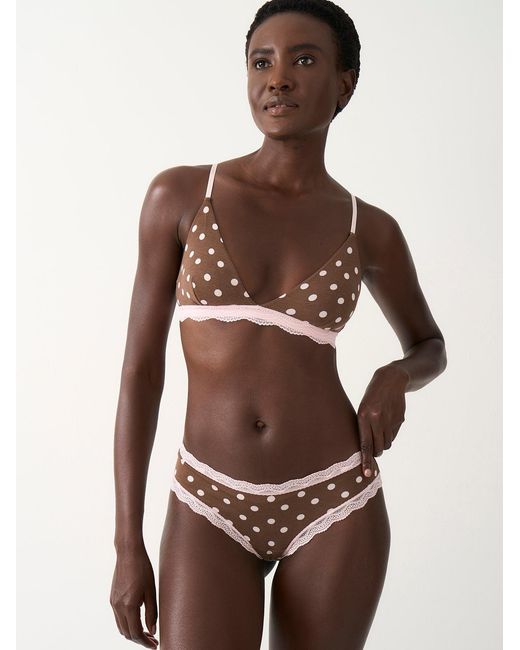 Stripe & Stare Brown Brazilian Knicker