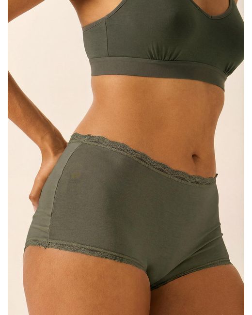 Stripe & Stare Green Hipster Knicker
