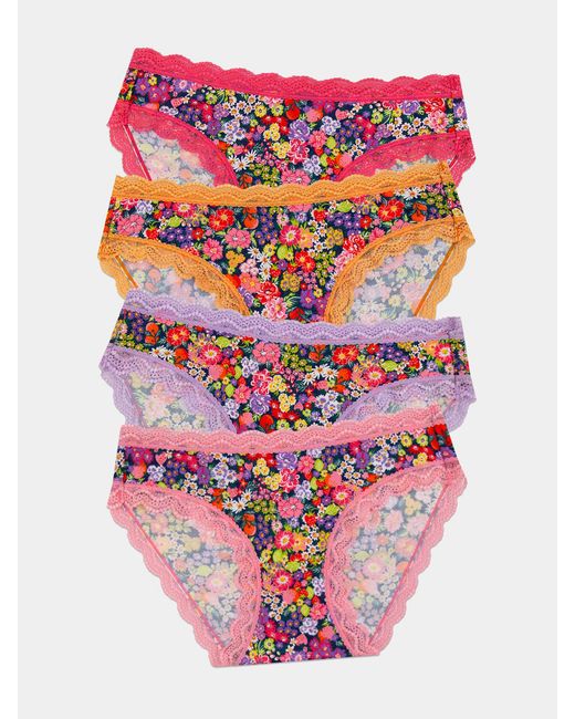 Stripe & Stare Pink The Original Knicker Four Pack