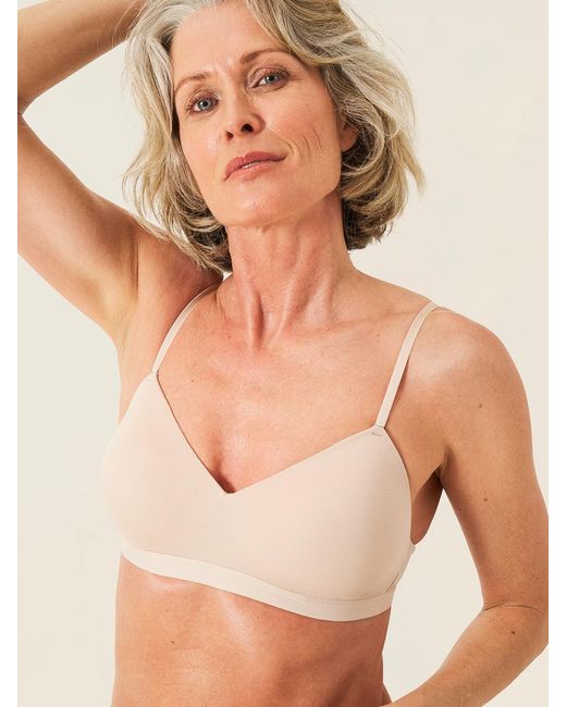 Stripe & Stare Natural Moulded Sand Padded Bra