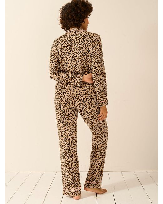 Stripe & Stare Natural Long Pyjama Set