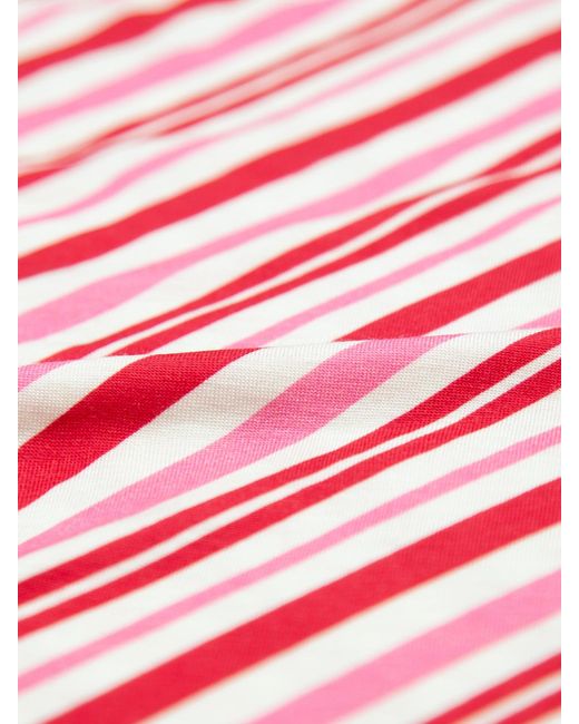 Stripe & Stare Red Long Pyjama Set