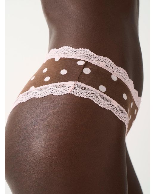 Stripe & Stare Brown Brazilian Knicker