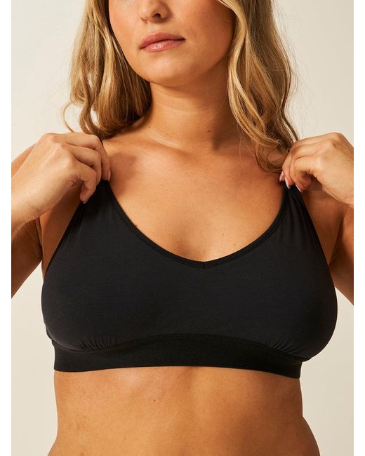 Stripe & Stare Black T-Shirt Bra