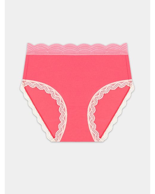 Stripe & Stare Pink High Rise Knicker