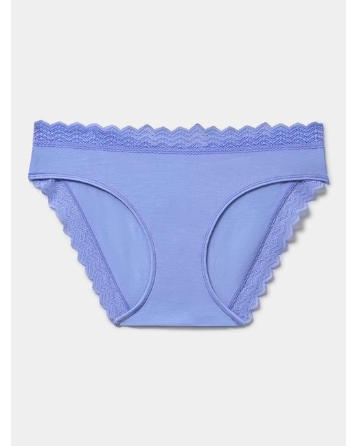 Stripe & Stare Blue Zigzag Lace Original Knicker
