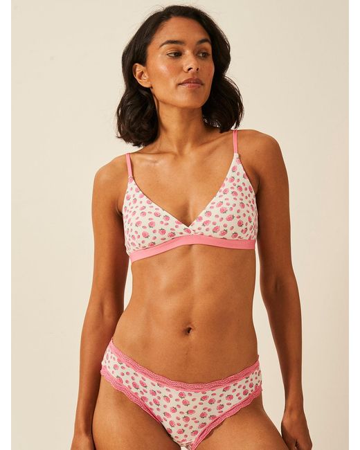 Stripe & Stare Brown Emily English X S&S Crossover Bra