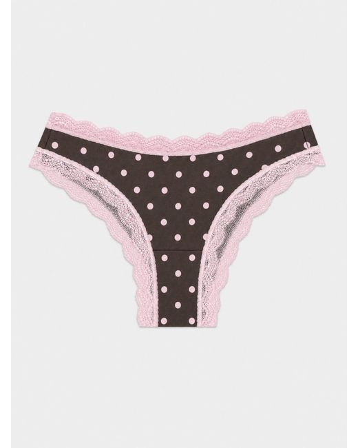 Stripe & Stare Brown Brazilian Knicker