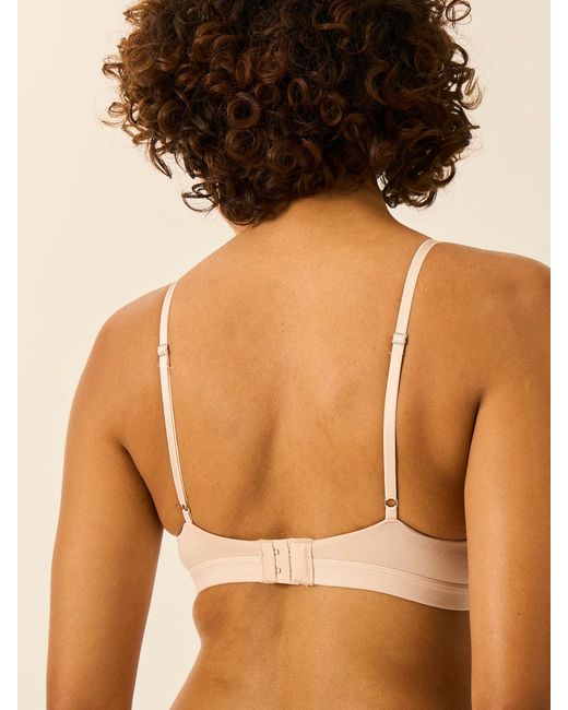 Stripe & Stare Natural Moulded Sand Padded Bra