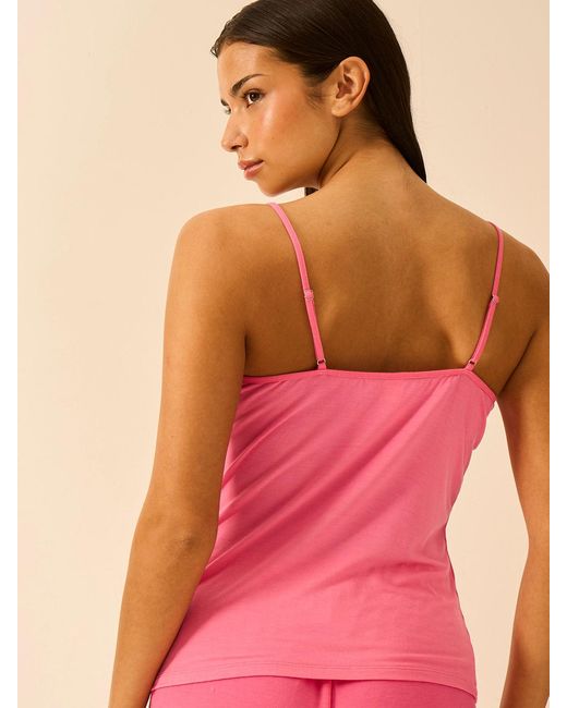 Stripe & Stare Pink Eco Lace Cami