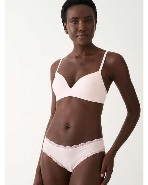 Stripe & Stare Brown Smooth Demi Bra