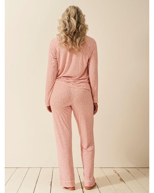 Stripe & Stare Natural Long Pyjama Set