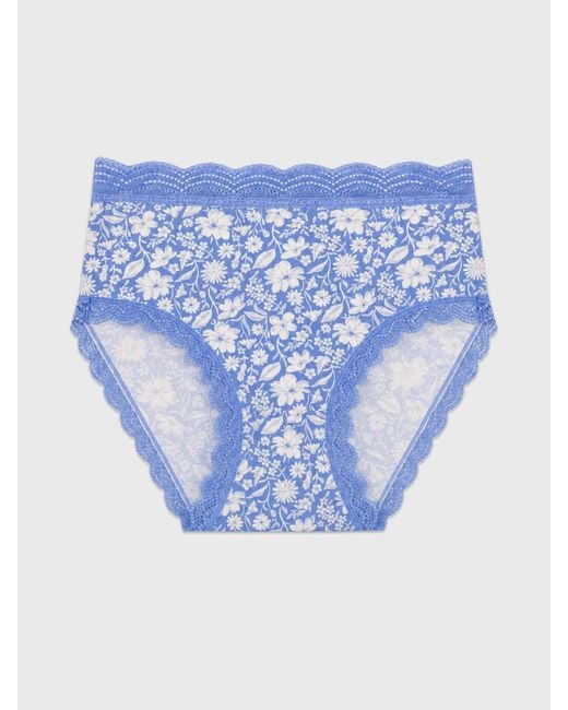 Stripe & Stare Blue High Rise Knicker