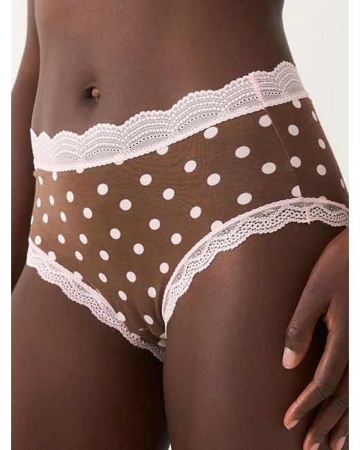 Stripe & Stare Brown High Rise Knicker