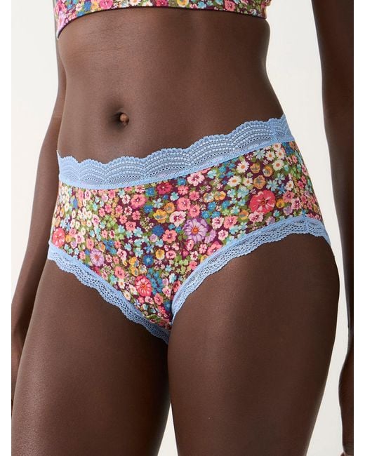 Stripe & Stare Multicolor High Rise Knicker Four Pack