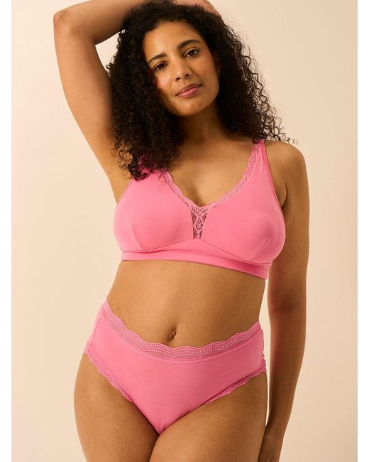 Stripe & Stare Pink High Rise Knicker