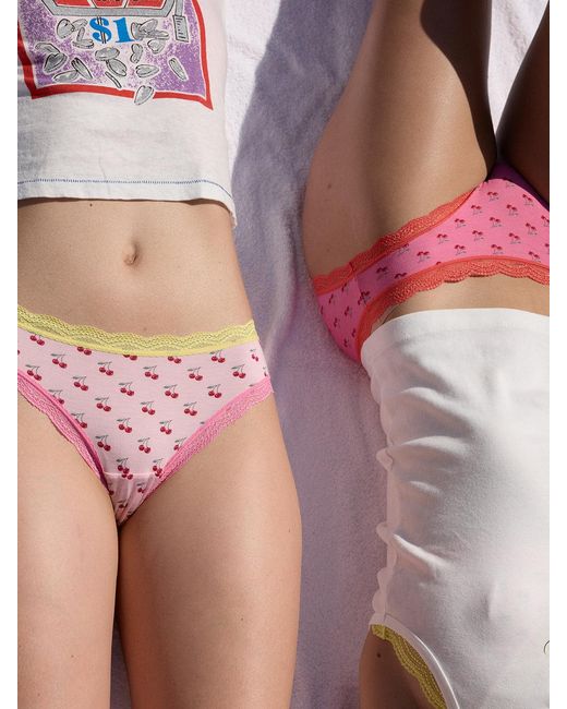 Stripe & Stare Pink The Original Knicker Four Pack